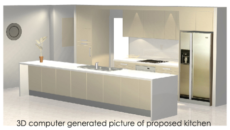 3D Kitchen plans